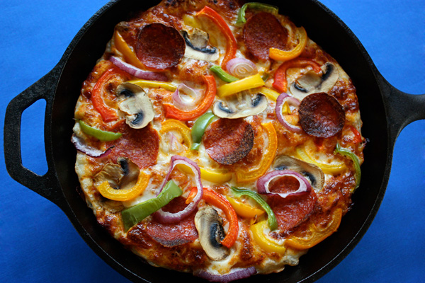Cast-Iron Skillet Pizza Recipe