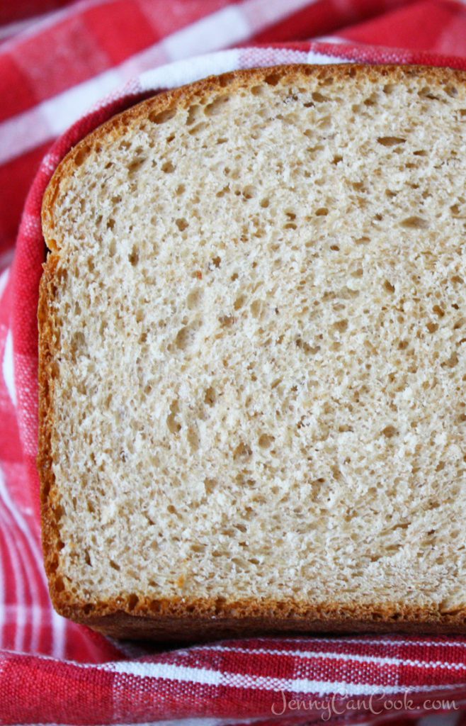 Easy Whole Wheat Bread | Jenny Can Cook