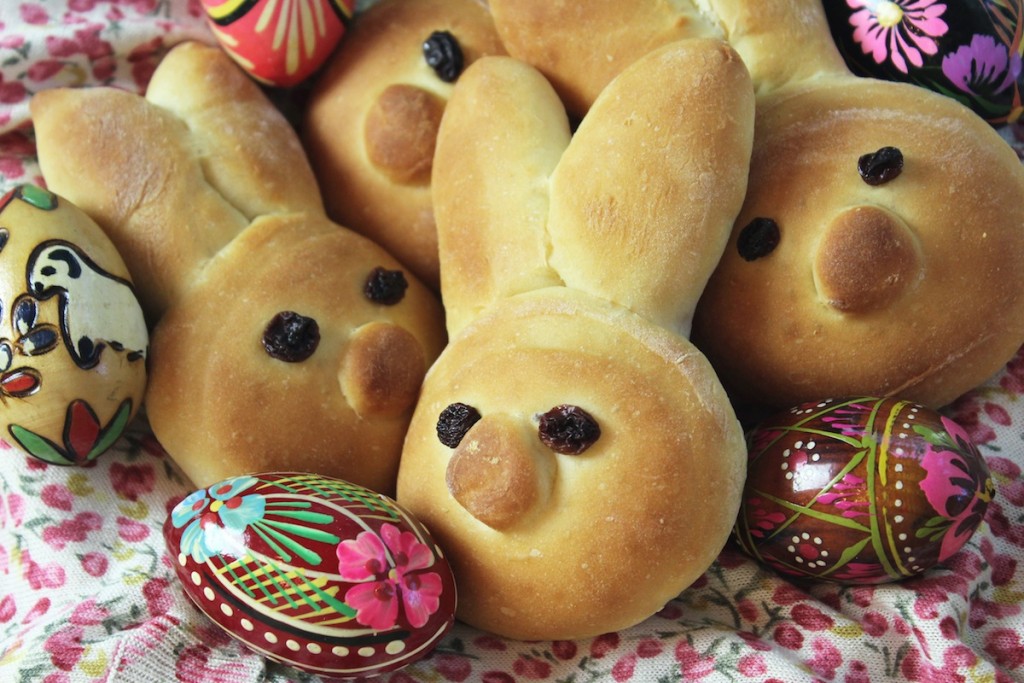 Easter Recipes, Easter Bunny Buns, Easter | Jenny Can Cook