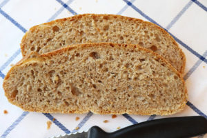 Cracked Wheat No Knead Bread