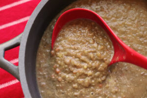 Simple Pureed Lentil Soup
